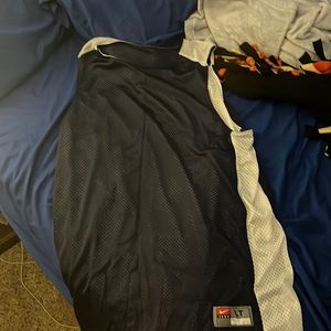 Navy and White reversible practice jersey